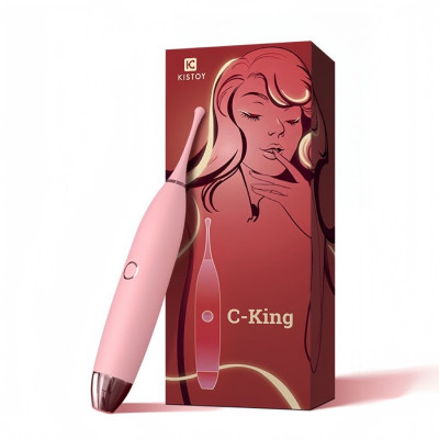 Кліторальний вібратор KISSTOY C-King Pink