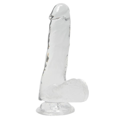 Прозорий фалоімітатор Alive Jelly Dildo Pepito (м'ята упаковка)