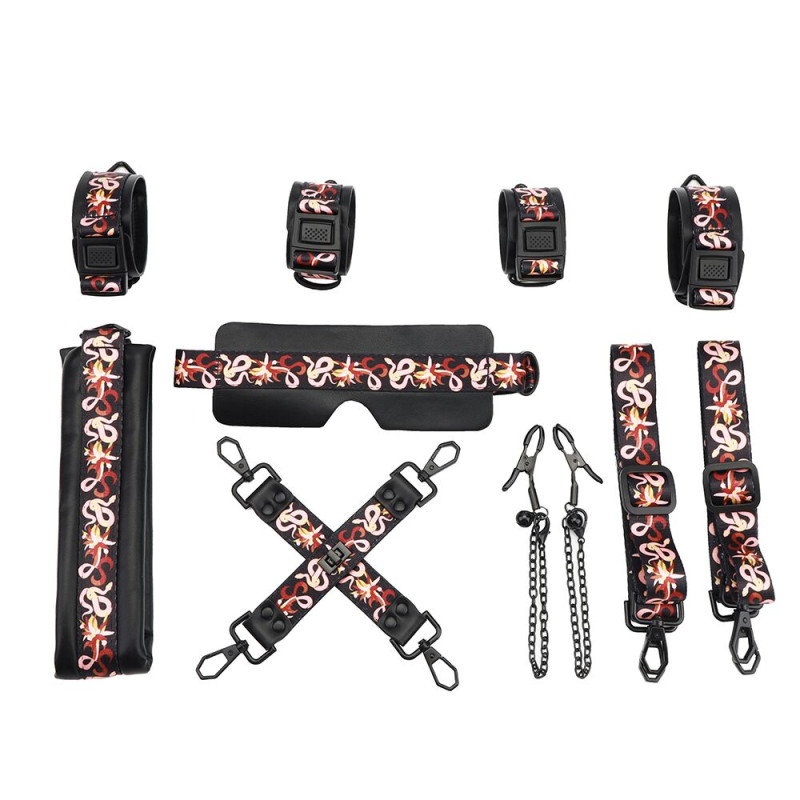 Набір БДСМ LOCKINK The Flowering Serpent - Bondage Set, 7 шт.