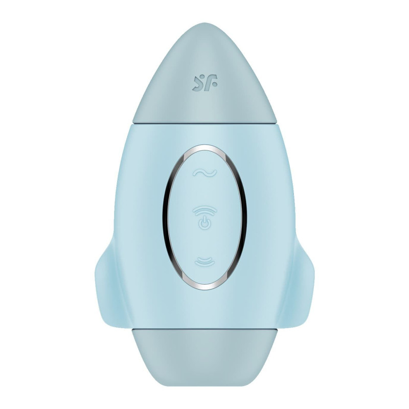 Вакуумний вібратор Satisfyer Mission Control Blue
