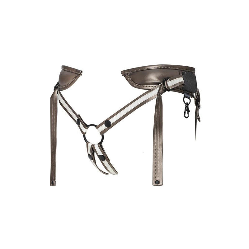 Труси для страпону Strap-On-Me Leatherette HARNESS DESIROUS (м'ята упаковка)