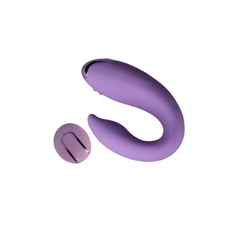Вібратор для пар FairyGasm PleasureBerry violet, зарядний кейс, пульт ДУ