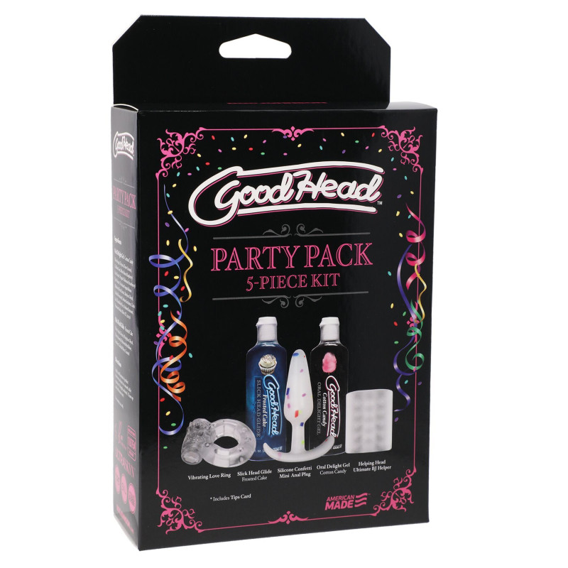 Набір Doc Johnson GoodHead - Party Pack (5 шт) (м'ята упаковка)