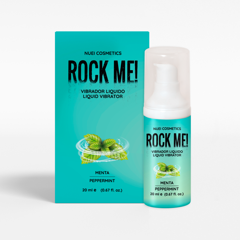 Рідкий вібратор Nuei Rock Me! - М'ята, 20 мл