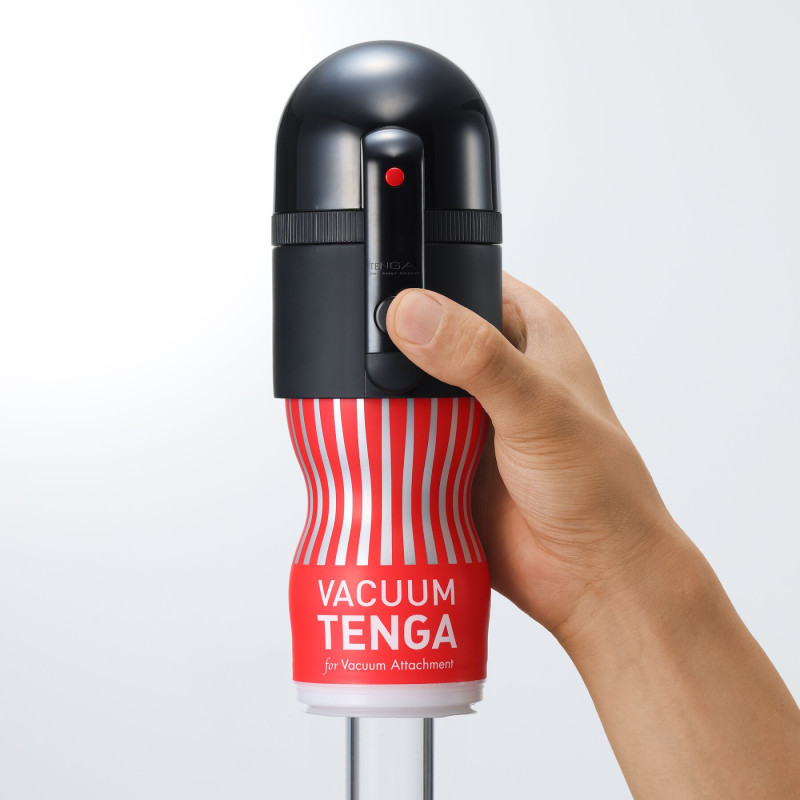 Набір Tenga Vacuum Max: вакуумний адаптер Vacuum Controller II + мастурбатор Tenga Vacuum Cup