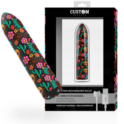 Потужна віброкуля Custom Bullets Skull