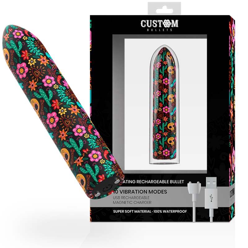 Потужна віброкуля Custom Bullets Skull
