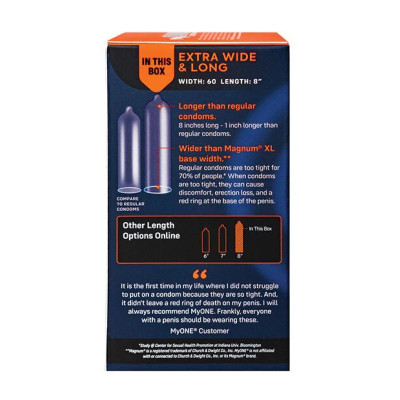 Презервативи MyONE Extra Wide & Long 10 шт