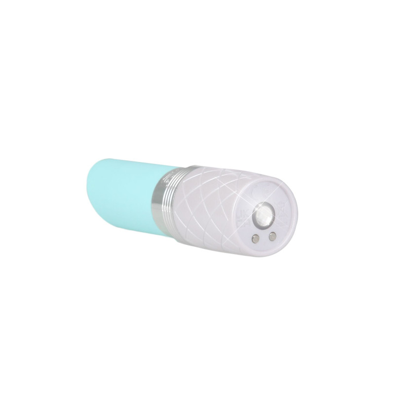 Кліторальний вібратор Pillow Talk Lusty Luxurious Flickering Massager, бірюзовий