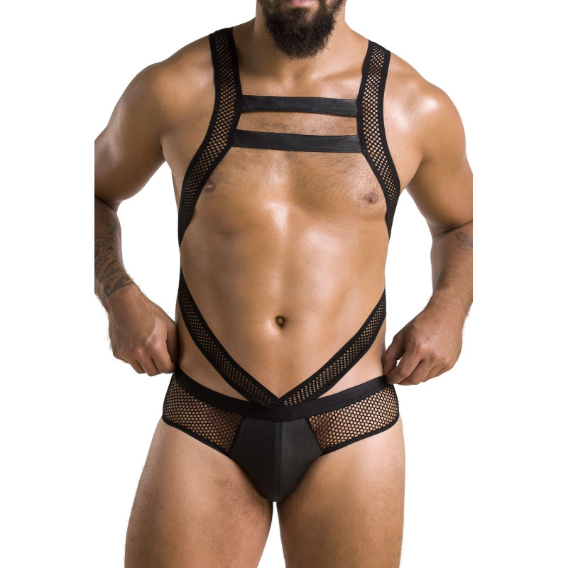 Чоловічий боді 045 BODY VICTOR black L/XL - Passion