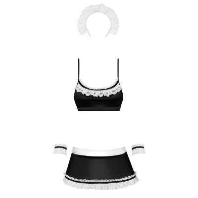 Еротичний костюм покоївки Obsessive S/M