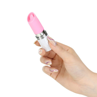 Кліторальний вібратор Pillow Talk Lusty Luxurious Flickering Massager, рожевий
