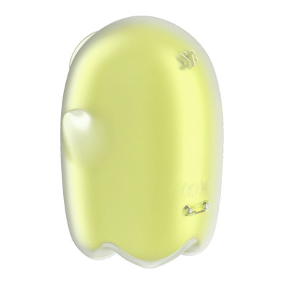 Вакуумний стимулятор із вібрацією Satisfyer Glowing Ghost Yellow