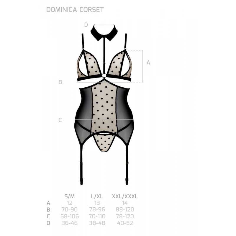 Корсет DOMINICA CORSET big S/M - Passion