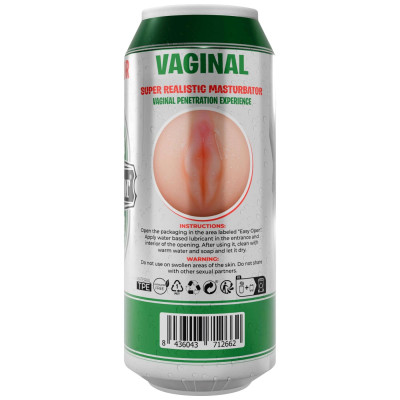 Мастурбатор-вагіна Alive Heineken Vagina II у вигляді банки пива