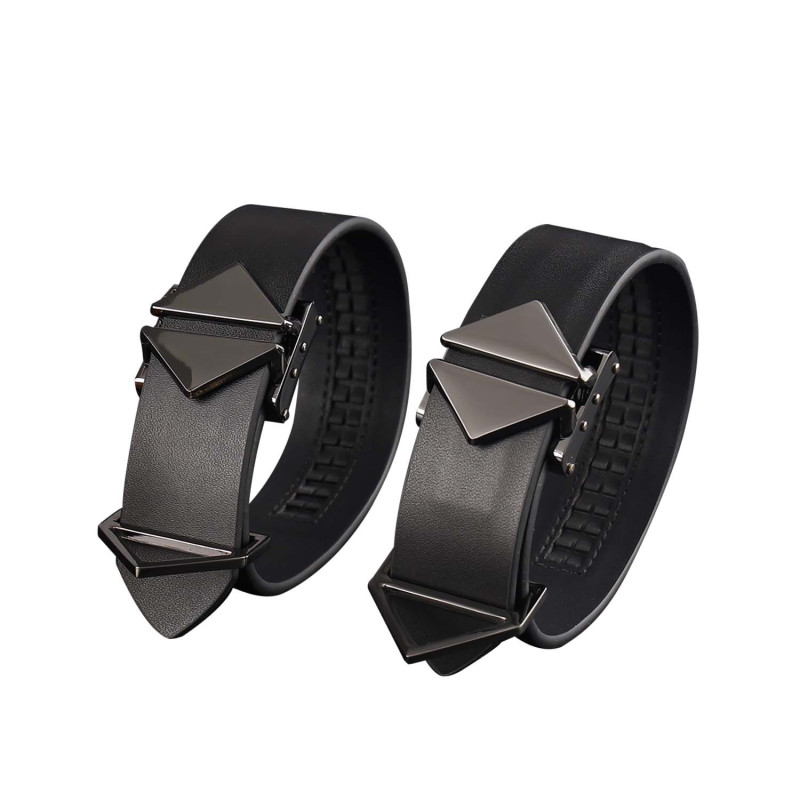 Набір з 8 ременів для зв'язування LOCKINK 8-Bondage-Straps Restraint Set - Black