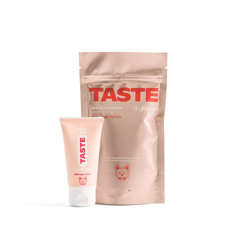 Їстівний лубрикант на водній основі Friday Bae Taste – Червоні фрукти, 50 мл
