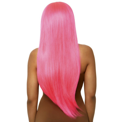 Перука Leg Avenue 33″ Long straight center part wig neon Pink