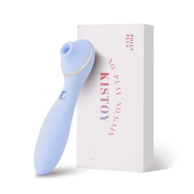 Вакуумний вібратор KISSTOY Polly Plus Purple з підігрівом Вакуумний вібратор KISSTOY Polly Plus Purple з підігрівом