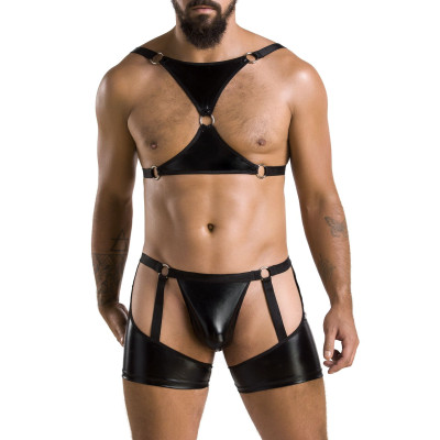 Чоловічий комплект білизни 047 SET ARON black S/M - Passion