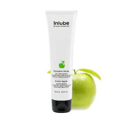 Їстівний лубрикант Nuei Inlube - Зелене яблуко, 100 мл 