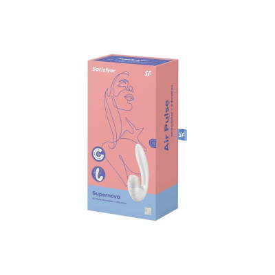 Вакуумний вібратор Satisfyer Supernova White (м'ята упаковка)
