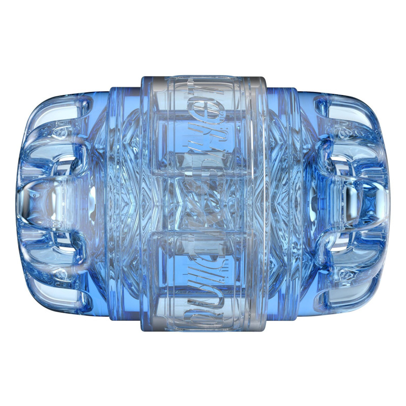 Мастурбатор Fleshlight Quickshot Turbo Blue Ice, компактний, відмінно для пар та мінету