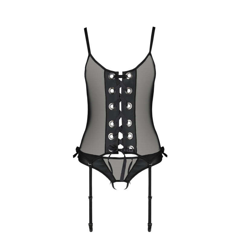 Корсет NESSY CORSET black XXL/XXXL - Passion