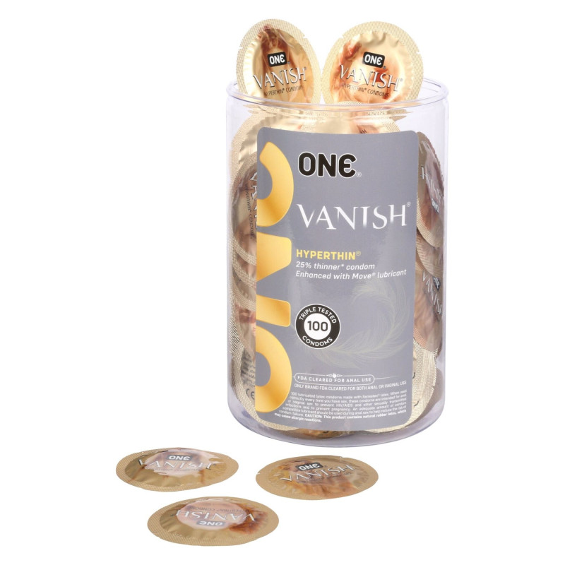 Презервативи ONE Vanish Hyperthin 100 шт.
