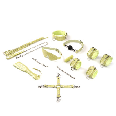 Набір для БДСМ Liebe Seele Macaron Bondage Kit-Melon (9 шт)