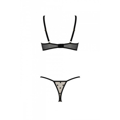 Комплект білизни MARINA SET WITH OPEN BRA beige XXL/3XL - Passion