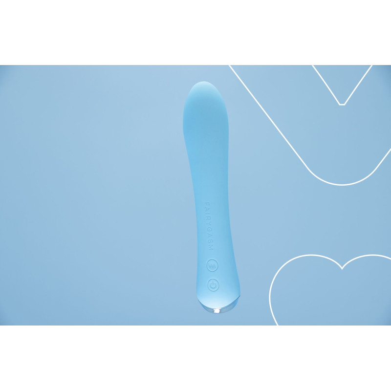 Вібратор із підігрівом FairyGasm WowGenie blue, підігрів до 42 °C