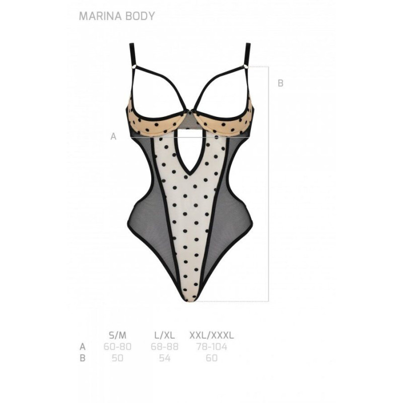 Боді MARINA BODY big S/M - Passion