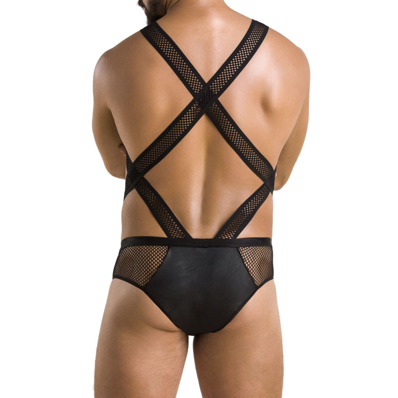Чоловічий боді 045 BODY VICTOR black L/XL - Passion