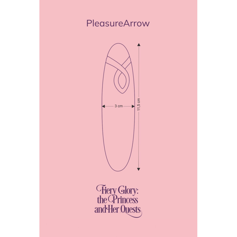 Міні-вібратор FairyGasm PleasureArrow blue