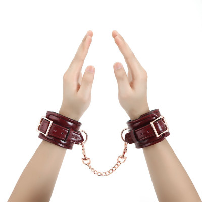 Наручники Liebe Seele Wine Red Wirst Cuffs (м'ята упаковка)