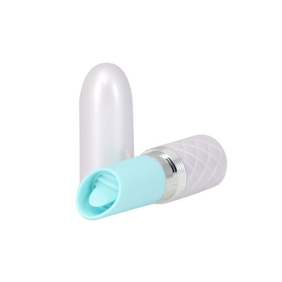 Кліторальний вібратор Pillow Talk Lusty Luxurious Flickering Massager, бірюзовий