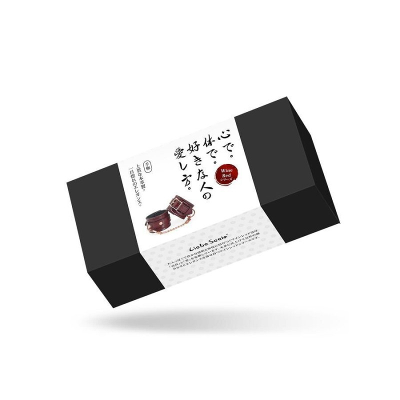 Наручники Liebe Seele Wine Red Wirst Cuffs (м'ята упаковка)