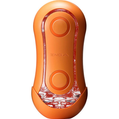 Мастурбатор Tenga Flip Orb - Sunset Orange, зі змінним стиском, зі стимулюючими кульками всередині