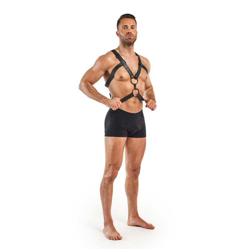 Портупея Bedroom Fantasies Rocco Masculine Masterpiece, чорна