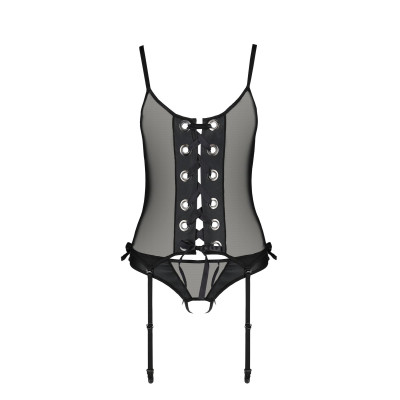 Корсет NESSY CORSET Black L/XL - Passion