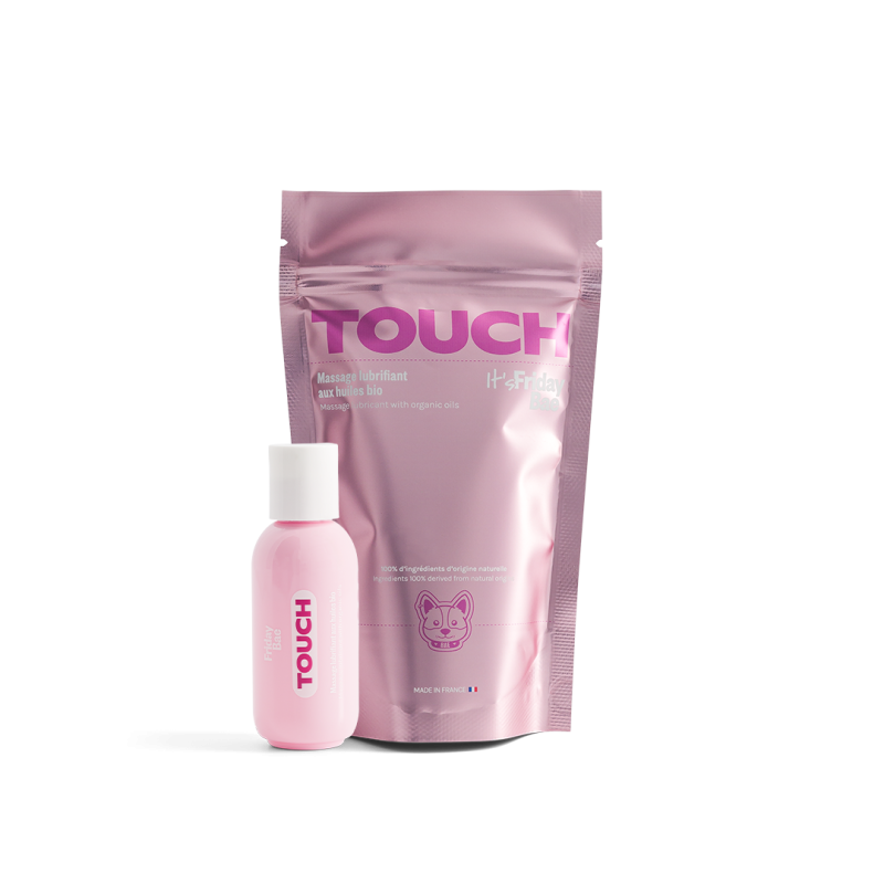 Гель для масажу-лубрикант 2 в 1 аромат: мигдаль TOUCH, 50 мл Friday Bae (Франція)