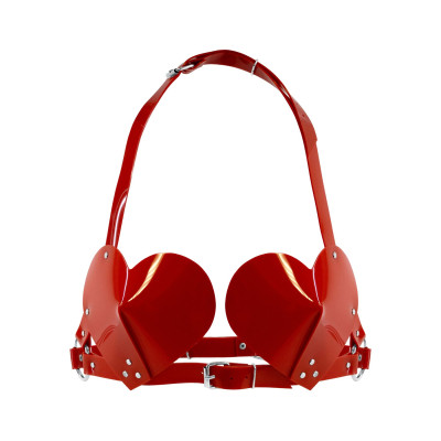 Ліф Серце Feral Feelings - Hearts Bra Red Ліф Серце Feral Feelings - Hearts Bra Red