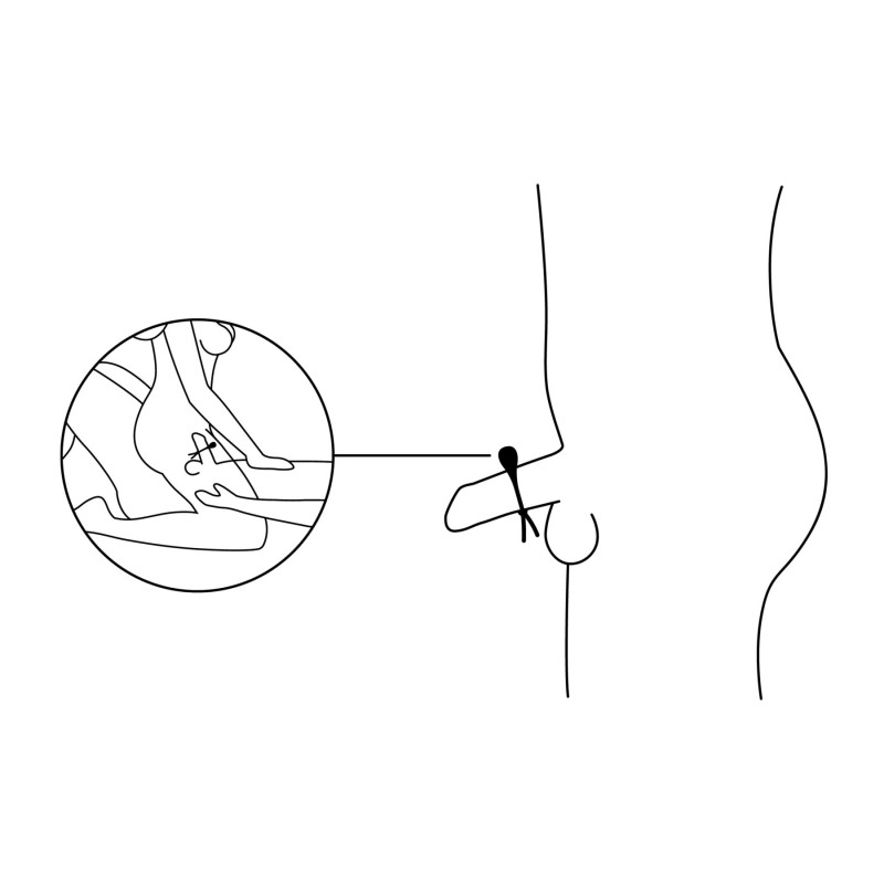 Ерекційне кільце Nexus FORGE Vibrating Adjustable Lasso - Black