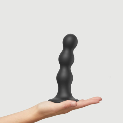 Насадка для страпону Strap-On-Me Dildo Plug Balls Black L
