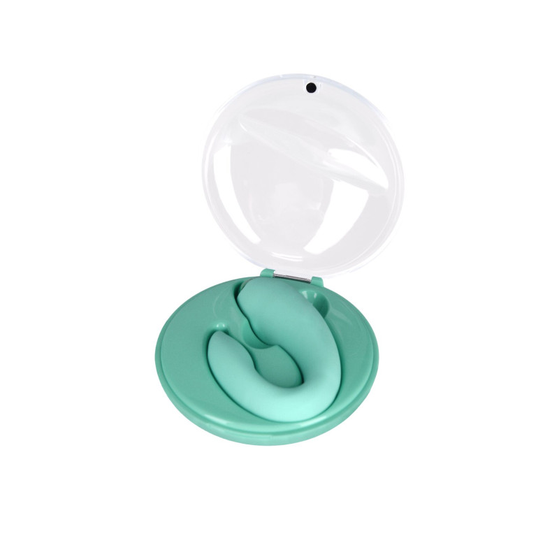 Вібратор для пар FairyGasm PleasureBerry green, зарядний кейс, пульт ДУ