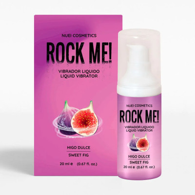 Рідкий вібратор смак: солодкий інжир ROCK ME!, 20 мл Nuei (Іспанія)