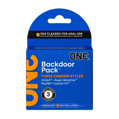 Презервативи ONE Backdoor 3 шт Презервативи ONE Backdoor 3 шт