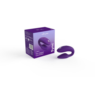 Вібратор для пар We-Vibe SYNC 2 Purple (м'ята упаковка)