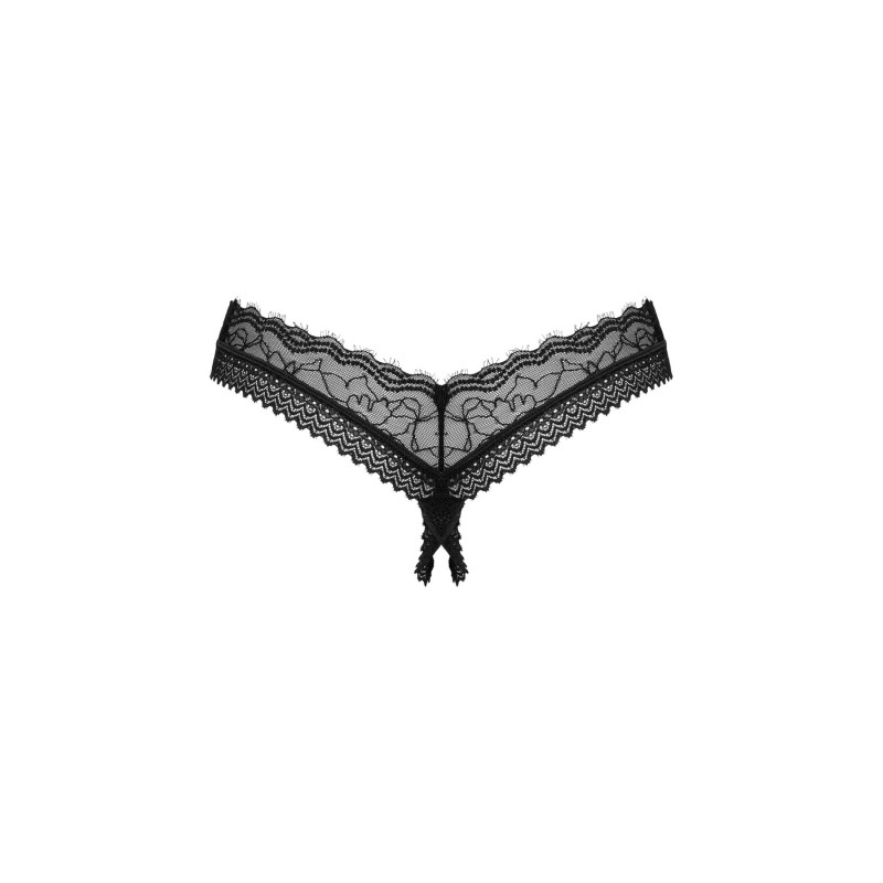 Стрінги з доступом Obsessive Medilla crotchless thong XS/S